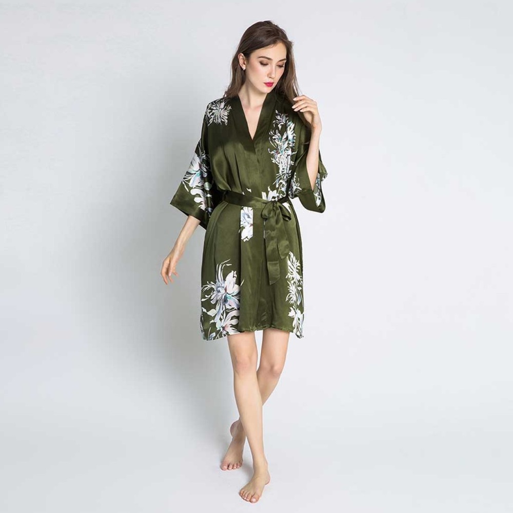 Kim + Ono Silk Kimono Robe